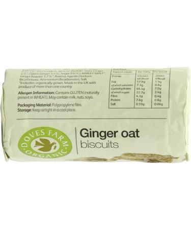 Doves Farm Ginger Oat Biscuits 200g - Buy Online on GoSupps.com