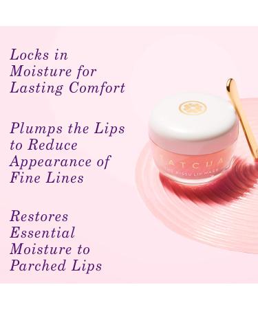 Tatcha Kissu Lip Mask - Plump Fine Lines & Wrinkles | 9g | Hydrating Lip Treatment - Buy Online on GoSupps.com