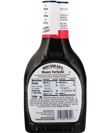 Sweet Baby Ray's Honey Teriyaki Sauces & Marinade 16 Fl Oz (Pack of 2) - Set of 2 - Buy Online on GoSupps.com