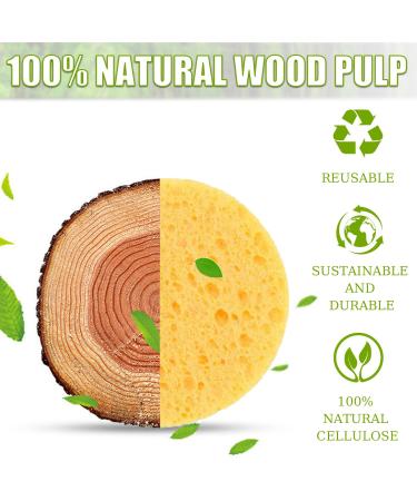 Buy Metyond 60 Pieces Facial Sponges - Eco-Friendly Compressed Face Sponges for Cleansing Exfoliating & Makeup Removal - Reusable & Portable for Daily Use - Buy Online on GoSupps.com