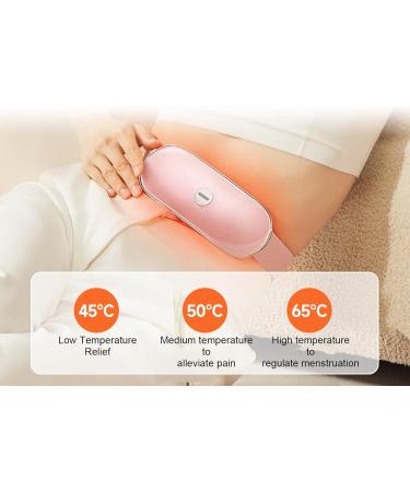 Marhynchus Wireless Menstrual Heating Pillows - 3 Vibration Modes & Temperature Settings for Effective Relief - Ultra Comfort in Pink - Buy Online on GoSupps.com