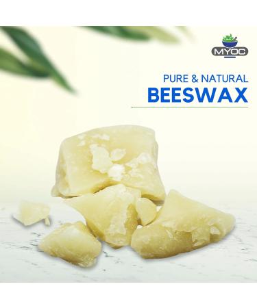 Pure Raw Beeswax 110gm - Cosmetic Grade for Skin Hand & Lip Balm | Ideal for Creams Lotions Soaps - International Shipping Available - Buy Online on GoSupps.com
