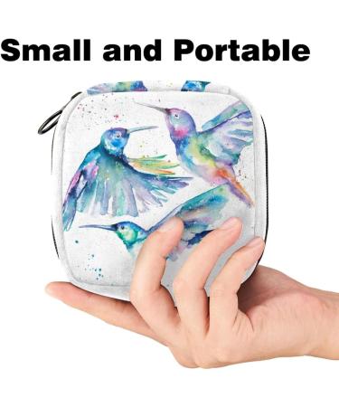 GIAPB Sanitary Napkin Storage Bag Period Bag Tampon Bag Makeup Bag Pad Pouch Colorful Bird Color2796 - Buy Online on GoSupps.com