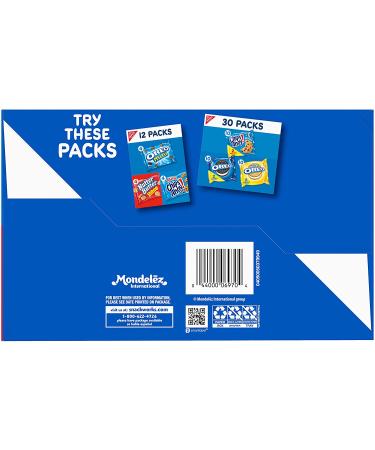 Nabisco Cookies & Cracker Variety Pack - OREO, RITZ, CHIPS AHOY! - 30 Snack Packs - Buy Online on GoSupps.com