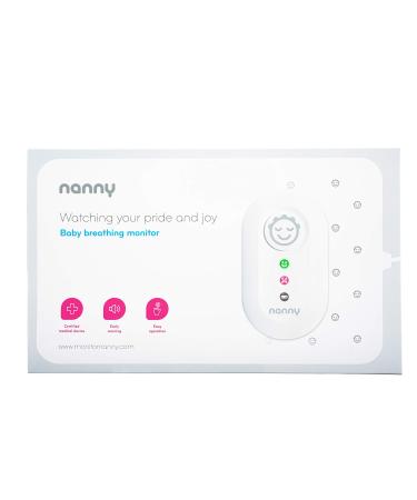 JABLOTRON Nanny Monitor BM -02 BabyPhone - Breathing monitoring device/respiratory monitor for babies with 2x sensor mats. Monitor the breathing of your child in the EU
