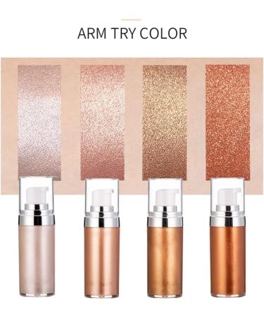 Face Body Luminizer Illuminator Cream Spray Contour Highlighter Liquid Bronzer Luminizer Style2 makeup - Buy Online on GoSupps.com