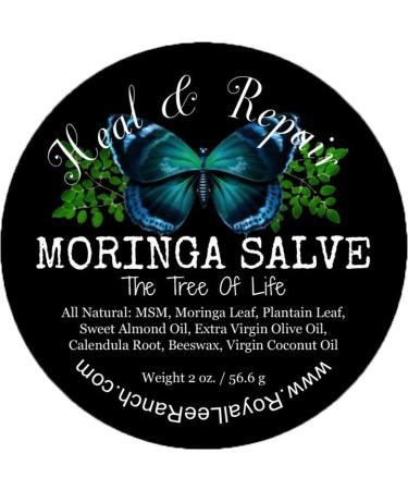 Royal Lee Ranch Moringa Salve All Skin types Moisturizing All Purpose Skin Care Whole Family Fragrance Free All Natural