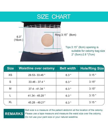 Ostomy Belt for Hernia Support and Stoma Care - Size M - Unisex - Pack of 1 - Buy Online on GoSupps.com