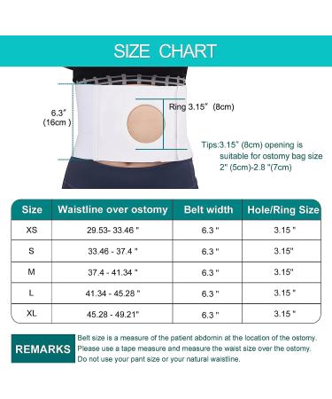 Ostomy Hernia Support Belt for Colostomy Patients - Size L Large - Prevent Parastomal Hernia - Abdominal Binder Brace - Buy Online on GoSupps.com
