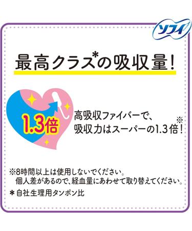 Sophie Soft Tampons Super Plus - 25 Count by Unicharm | Ultra Comfort & Absorbency | International Shipping Available - Buy Online on GoSupps.com