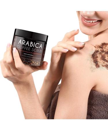 O Naturals Arabica Coffee Exfoliating Body Scrub - Anti Cellulite Dead Sea Salt Coffee Scrub for Face, Body & Feet - Best Cellulite Remover - 250 ml - Buy Online on GoSupps.com