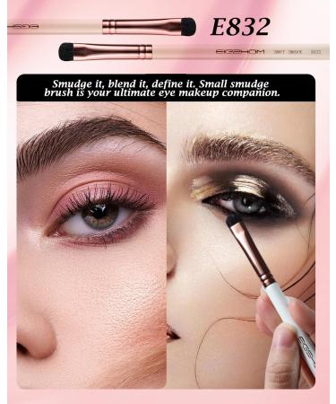 Eig Show Small Eyeshadow Brush - Professional Blending & Blurring Tool with Premium Synthetic Bristles - Ivory White (E832) - Perfect for Flawless Eye Makeup - Buy Online on GoSupps.com