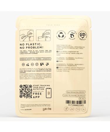 Fitness Health Vitamin B12 1000 MCG 120 Tablets - Vitamin B Supplements for Energy Production and Health - Vitamin B - Non-GMO Gluten Free 120 Count (Pack of 1) - Buy Online on GoSupps.com