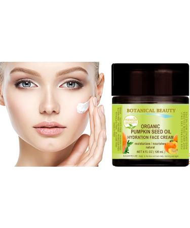 ORGANIC PUMPKIN SEED OIL HYDRATION FACE CREAM. For NORMAL - DRY - SENSITIVE SKIN. 4 Fl. oz - 120 ml. Hydrating Moisturizing Nourishing Rejuvenating Smoothening Softening 4 Fl Oz (Pack of 1) - Buy Online on GoSupps.com