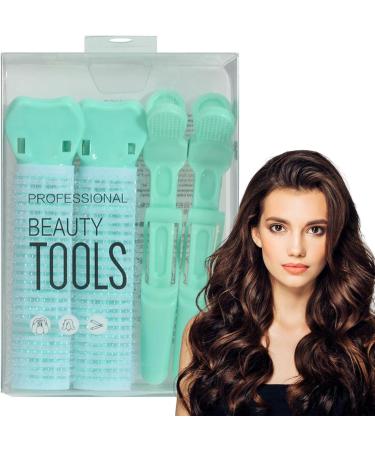 Hair Volumizing Clips - Instant Hair Volume Clip | 4 Volumizing Hair Root Clips Heatless Hair Curler for Long and Short Hair Hair Styling Accessories Green - Buy Online on GoSupps.com