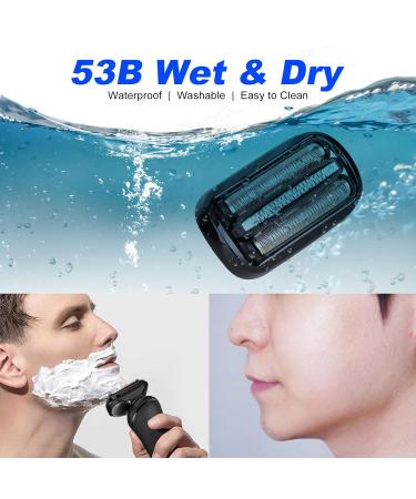 Buy Braun 53B Replacement Head for Series 5 & 6 - Wet & Dry Foil & Cutters (2 Pack) - Compatible with 5018s 5020s 5035s 5049cs 5050cs 6020s 6040cs 6072cc 6075cc 6090cc - International Shipping Available - Buy Online on GoSupps.com
