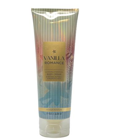 Bath and Body Vanilla Romance Ultimate Hydration Body Cream 8 oz / 226 g Fragrance notes: fresh cardamom vanilla absolute and captivating woods - Buy Online on GoSupps.com