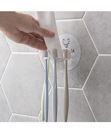 LOVIVER 3x Toothbrush Holder Stand Rack & Toothpaste Holder - Durable Space-Saving Design for International Shipping - Buy Online on GoSupps.com