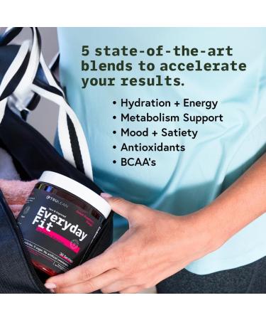 TRULEAN Everyday Fit Water Enhancer - Sugar Free Electrolyte Powder BCAA Blend Keto Amino Acid Supplement - Tasty Raspberry Mango 30 Servings - Buy Online on GoSupps.com