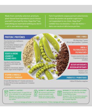 Vega One -Chocolate (876g 31oz) Brand: Vega - Buy Online on GoSupps.com