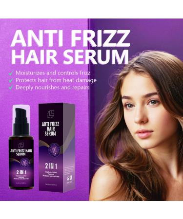 Anti Frizz Hair Serum Serum for Dry and Frizzy Hair Moisturizing and Nourishing Hair Oil Repair Treatment Heat Protection Frizz Control  - Buy Online on GoSupps.com