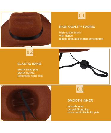 Custom Cowboy Hat & Bandana Set for Dogs & Cats | Perfect Pet Costume & Party Accessories - Buy Online on GoSupps.com