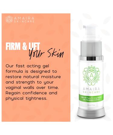 Amaira Ultra-Lift Face Firming Serum | Instant Skin Tightening & Wrinkle Smoothing | Natural Plant-Based Formula for Face Neck & Eyes - 1 fl oz - International Shipping Available - Buy Online on GoSupps.com