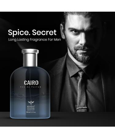 Bo.mbay Sh.aving Co.mpany Ca.iro Edp Perfume For Men | Spice Secret | Long Lasting Fragrance | 100Ml Liquid - Buy Online on GoSupps.com