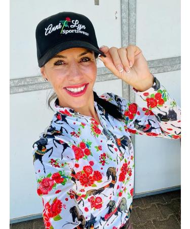 Anni Lyn Sportswear Women's Ventilated Long Sleeve Sun Shirt - Rose Horse - Size Small - Buy Online on GoSupps.com