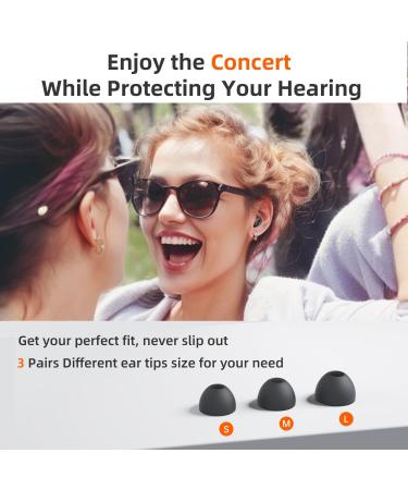 Buy 2024 Upgrade Ear Plugs for Sleeping - True Noise Cancelling Reusable Ultra Soft for Concerts Swimming Travel - 6 Ear Tips in S/M/L - International Shipping Available - Buy Online on GoSupps.com