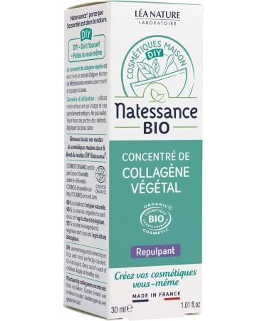 NATESSANCE | Plant Collagen Concentrate | Home Cosmetics | Nourishes & Plumps the skin | Enriched with Mediterranean Brown Algae extract | 99% natural origin | Made in France | 30 ml - Buy Online on GoSupps.com