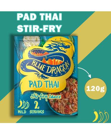 Blue Dragon Sauce Pouch Pick N Mix - Choose From 8+ Flavours | Satay Stir-Fry Oyster & Spring Chow Mein Pad Thai Teriyaki Sweet Chilli Sweet & Sour Black Bean - Pack of 4 X 122 - Buy Online on GoSupps.com