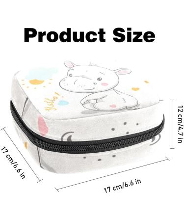 Women's Cute Animal Tampon Storage Bag | Multi-Zip Binding Storage for Menstrual Products - Buy Online on GoSupps.com