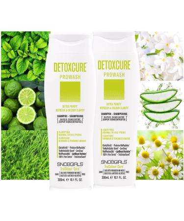 SNOBGIRLS DETOXCURE Vegan Clarifying Shampoo Refresh & Colour Clarity Shampoo for Oily Hair for Normal to Oily Prone Hair Clarifying shampoo for build up with Argan Oil. Shampoo for color treated hair - Buy Online on GoSupps.com