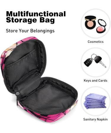 MUOOUM Menstrual Pad Bag - Zippered Pocket for Tampons & Collecting - Skull Player Design | 4.7x6.6 in | Women's & Girls' Organizer - Buy Online on GoSupps.com