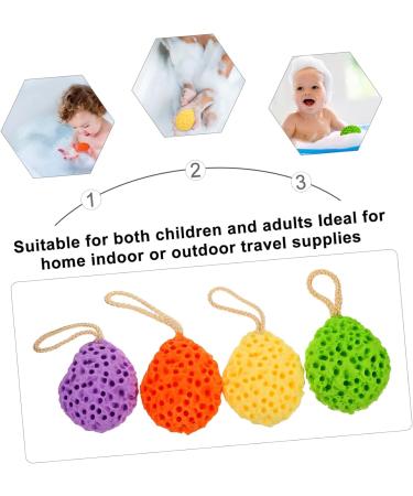 8 Pcs Healeved Honeycomb Bath Scrubbers | Exfoliating Shower Sponge Set for Body Care & Skin Massaging | Best Bath Cleaning Tools - Buy Online on GoSupps.com