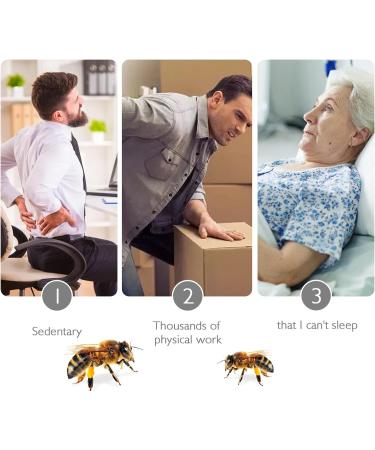 AQISI 2PCS Bee Venom Moisturizing Cream New Bee Venom Cream Provides for ack Neck Hands Feet Joints Etc. - Buy Online on GoSupps.com