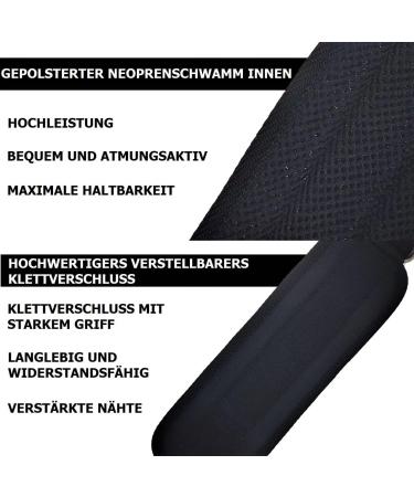 FEVAN Unisex Black Anklets with Pulleys - 2 Pairs Padded Velcro Gym Accessories for Enhanced Performance - Buy Online on GoSupps.com