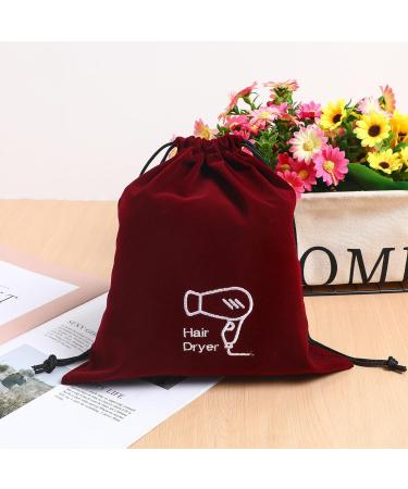 Ipetboom 1pc Hair Dryer Bags Drawstring Bag Container Hairdryer Bag Guest Room Essentials for Travel Bathroom Travel Hair Dryer Bag Draw String Bags - Buy Online on GoSupps.com