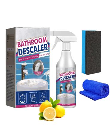 Stubborn Stains Cleaner Bathroom Descaler Cleaner Limescale Cleaner All-Purpose Bathroom Descaler Foam Spray for Bathroom Toilet Kitchen Floor Glass (1PCS) 20 ml (Pack of 3)