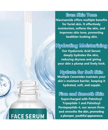 3 Pack Niacinamide Serum with Ceramide & Snail Secretion - Hydrating & Skin Toning (1fl.oz/30ml) - International Shipping - Buy Online on GoSupps.com