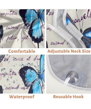Retro Butterfly Beard Bib Apron | Waterproof Hair Catcher for Men | Non-Stick Grooming Cloth with Suction Cups | Ideal Gift for Shaving & Trimming - Buy Online on GoSupps.com