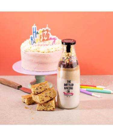 The Bottled Baking Co. Happy Birthday Cake Baking Mix-750ml - Buy Online on GoSupps.com