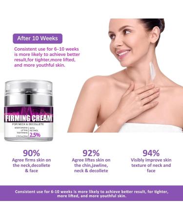 Neck Firming Cream Anti-Aging Retinol Moisturizer for Neck and D collet Hydrating and Nourishing Tightening & Lifting Cream for Sagging Skin Reduce Wrinkles and Fine Lines - Buy Online on GoSupps.com
