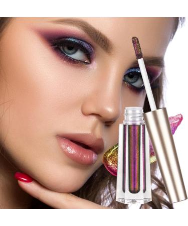 Multichrome Liquid Glitter Eyeshadow | Chameleon Eyeshadow Makeup MultiChrome Eyeshadow Glitter for Girls 102 - Buy Online on GoSupps.com