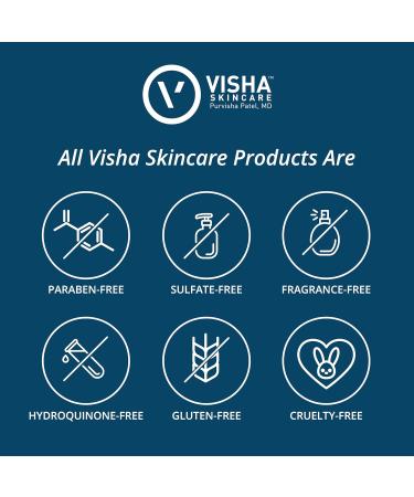 Visha Skincare 4 in 1 Sugar Shrink Body Scrub | Multi-tasking Exfoliating Scrub for Smooth Soft Skin & Cellulite Reduction - 10oz - Buy Online on GoSupps.com