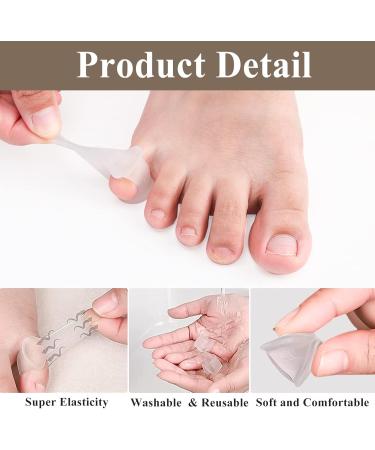 Kaiaiwluo 12 PCS Pinky Toe Separator | Hallux Small Toe Spreader for Overlapping Toes | Comfort & Protection - Buy Online on GoSupps.com