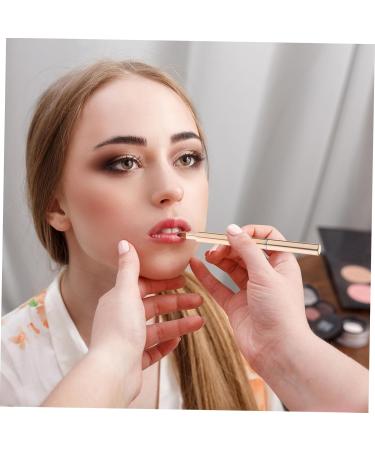 Beatifufu Portable Lip Brush Lip Makeup Lip Gloss Lip Brush for Women Lip Brush Wand Makeup Tools Lip Balm Applicator Makeup Brush for Women Lip Stick Artificial Fiber Lips 13.40X0.90X0.90CM Golden - Buy Online on GoSupps.com