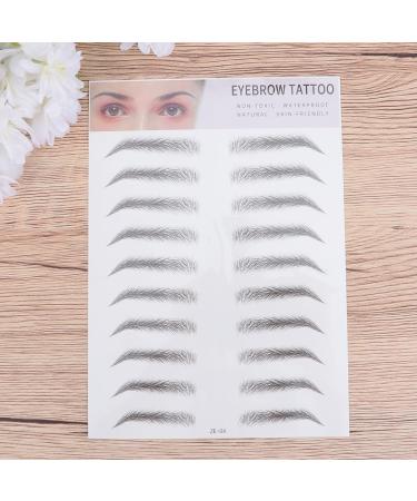 STOBAZA Lot de 2 Autocollants de Sourcils Effet Relief Noir Transfert Facile et Naturel Outil Maquillage Sourcils pour Hommes et Femmes et Look Instantan  - Buy Online on GoSupps.com