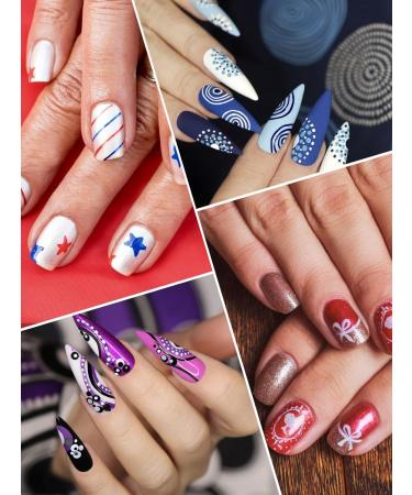 12 Colors 3D Metallic Nail Art Pen Set - Kalolary DIY Nail Tools for Painting & Manicure | International Shipping - Buy Online on GoSupps.com